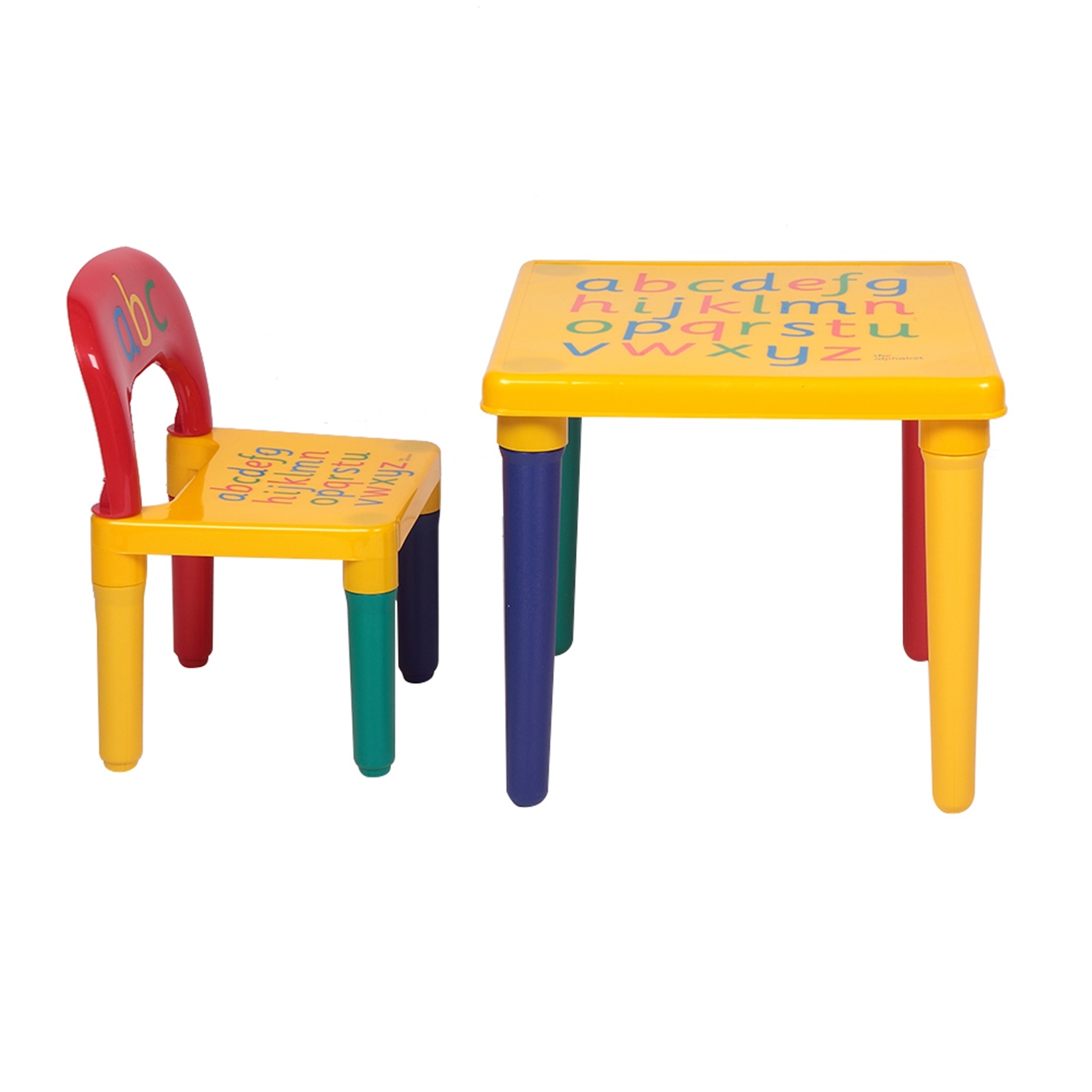 image of Kids Alphabet Table and Chair Set